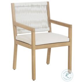 Luce White Arm Chair