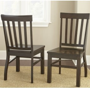 Cayla Dark Oak Side Chair Set Of 2