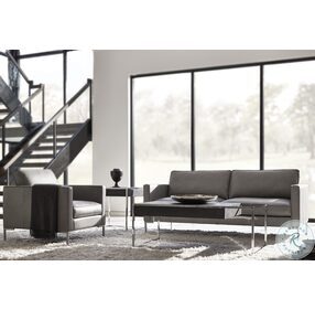 Logan Square Grey Mist And Cinder Occasional Table Set