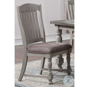 Lorraine Light Brown Fabric Dining Chair Set Of 2