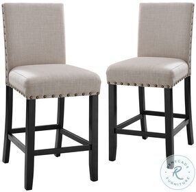 Crispin Natural Counter Height Chair Set Of 2