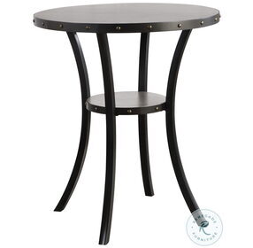 Crispin Gray 36" Round Bar Height Dining Table