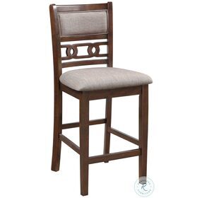 Gia Cherry Counter Height Chair Set Of 2