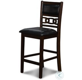Gia Ebony Counter Height Chair Set Of 2