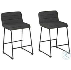 Nerison Gray Counter Height Stool Set Of 2