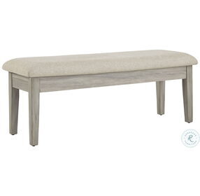 Parellen Beige And Grey Upholstered Storage Bench