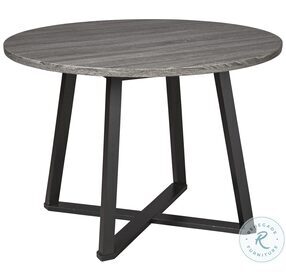 Centiar Gray And Black Dining Table