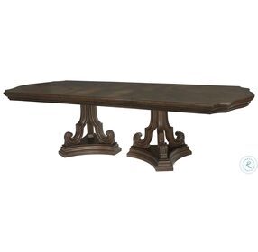 Winchester Distressed Rich Brown Acacia Extendable Dining Table
