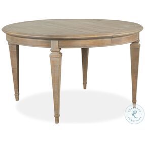 Lancaster Dovetail Grey Extendable Round Dining Table