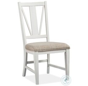 Heron Cove Chalk White Upholstered Side Chair Set Of 2