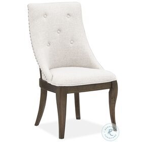 Roxbury Manor Homestead Brown Upholstered Arm Chair Set Of 2