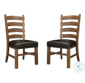 Dodson Brindled Pine Dining Chair Set Of 2