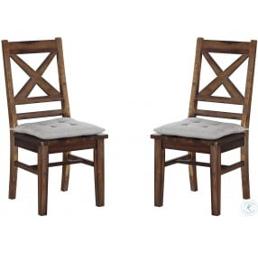 Fresno Rustic Medium Dining Chair Set of 2