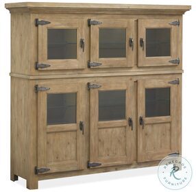 Lynnfield Weathered Fawn Display Cabinet