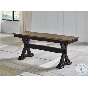 Wildenauer Brown And Black Bench