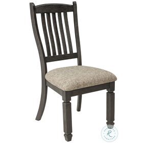Tyler Creek Black And Gray Upholstered Side Chair Set of 2