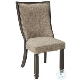 Tyler Creek Black And Gray Upholstered Host Chair Set of 2