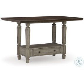 Lodenbay Antique Gray Rectangular Counter Height Dining Table