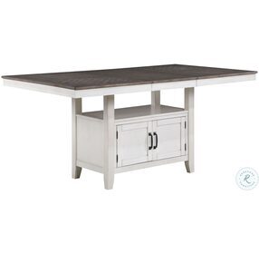 Richland Brown Extendable Counter Height Dining Table