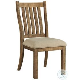 Grindleburg Light Brown Dining Upholstered Chair Set of 2