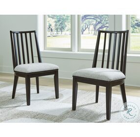 Galliden White And Black Side Chair Set Of 2