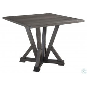 Fiji Distressed Harbor Gray Counter Height Square Dining Table