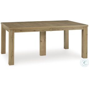 Galliden Rustic Oak Extendable Dining Table