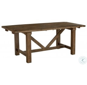 Wilder Distressed Heritage Pine Extendable Dining Table