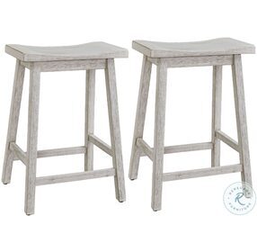 Harmony Cove Antique White Counter Height Stool Set of 2