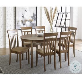 Palmer Coffee Brown Extendable Dining Room Set