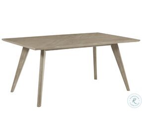 Beck Distressed Weathered Taupe Dining Table