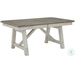 MT Pleasant Oyster Extendable Dining Table