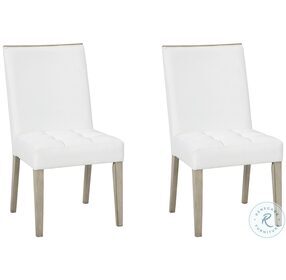 Wendora Bisque And White Dining Chair Set Of 2