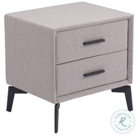 Halle Gray Side Table