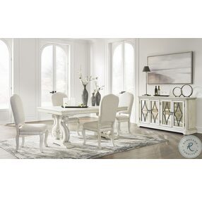 Arlendyne Antique White Extendable Dining Room Set