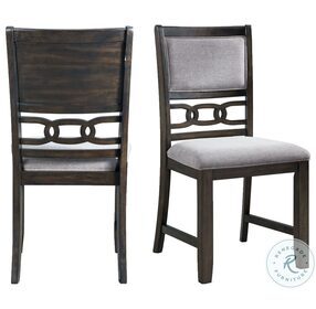 Taylor Gray And Dark Walnut Side Chair Set Of 2