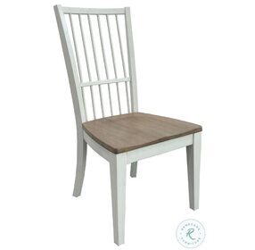 Nantucket Cotton Spindle Back Dining Chair Set of 2