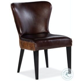 Kale Brown Leg Accent Chair