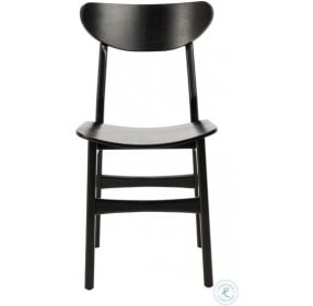 Lucca Black Dining Chair Set Of 2
