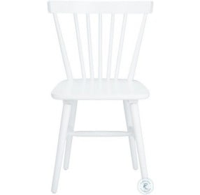 Winona White Spindle Back Dining Chair Set Of 2