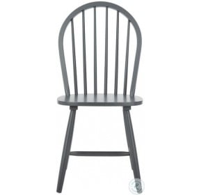 Camden Gray Spindle Back Dining Chair Set Of 2