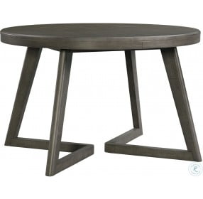 Hudson Gray Round Dining Table