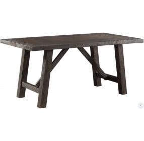 Carter Dark Gray Rectangular Dining Table