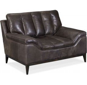 Kandor Black Leather Chair