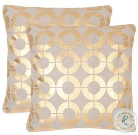 Bailey Gold Pillow Set of 2