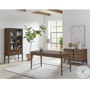 Delray Brown Writing Home Office Set