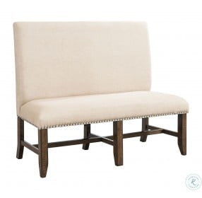 Francis Natural Upholstered Bench