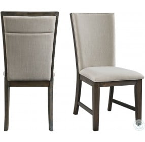 Jasper Gray Upholstered Side Chair Set Of 2