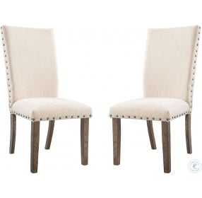 Dex Cream Upholstered Side Chair Set Of 2