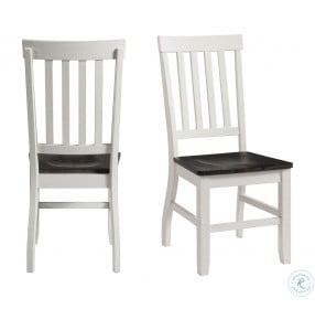 Jamison Gray And White Side Chair Set Of 2